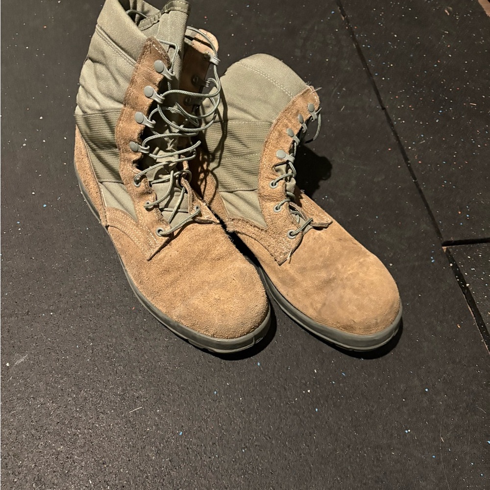 BELLEVILLE Mens Green Air Force Temperate Weather Vibram Lace Up Combat Boots